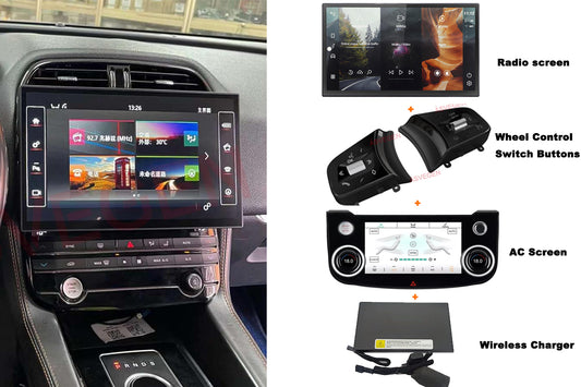 Android Stero for Jaguar F-PACE XF XE 2016-2020