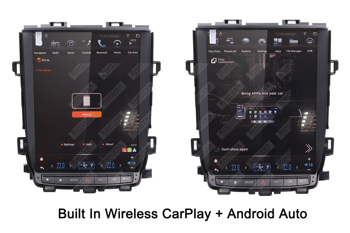 Built In Wireless CarPlay Android Auto