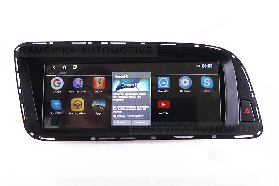 Android GPS navigation for Audi Q5 2013–2016