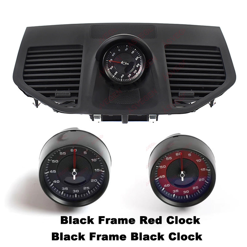 Car Stopwatch For Porsche 911 992 2020-2021 Sport Chrono Mounted Dashboard Black Panel and Black Red Clock