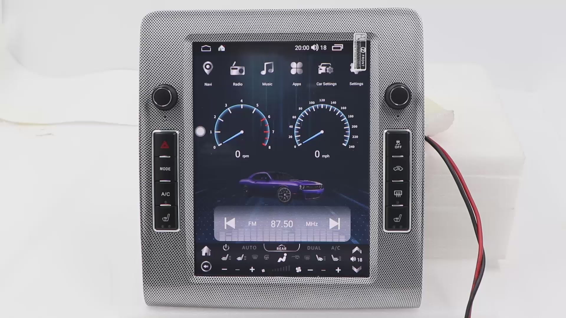 Audio Stereo Player For Dodge Challenger