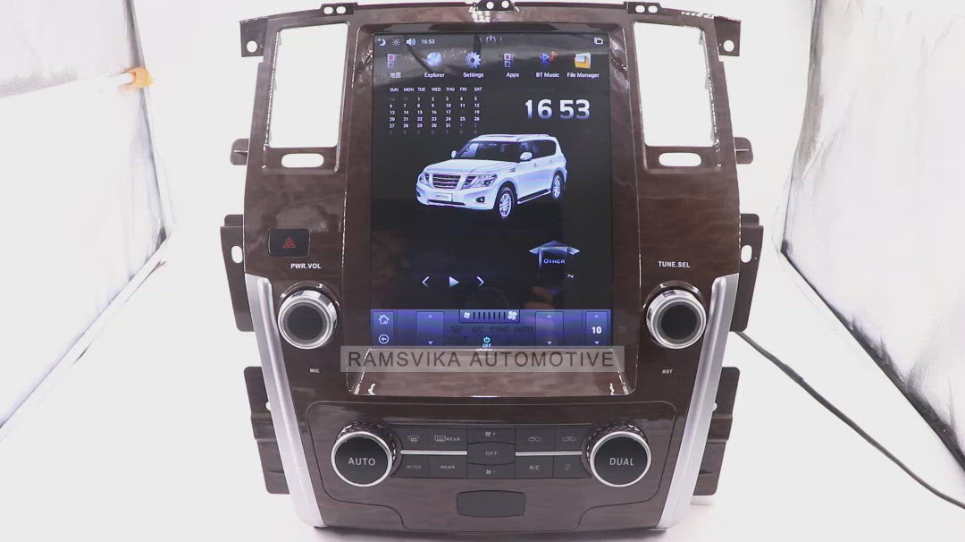 android car stereo for Nissan Patrol Y62 Armada Infiniti QX56 QX80 2010-2019