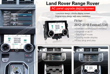 Load image into Gallery viewer, Air conditioning LCD Touch screen Land Rover Evoque 2011-2018
