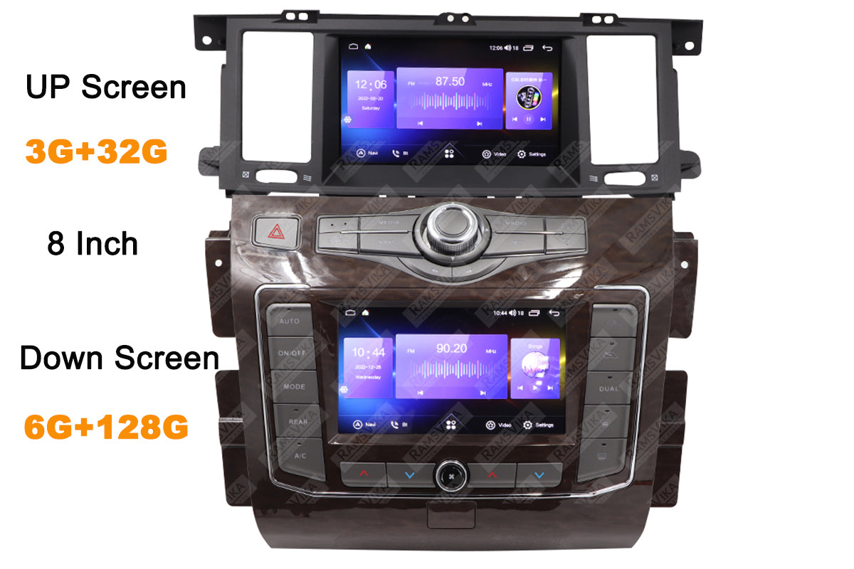 Car Multimedia Player for Nissan Patrol Y62 Armada Infiniti QX56 QX80 2010-2019 