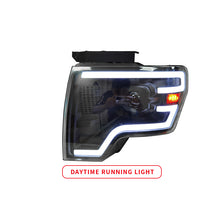 Load image into Gallery viewer, Car Lights For Ford F150 Headlight 2009-2014 LED Dynamic Turn Signal Bifocal Lens Low High Beam All-in-one Lamps Harley Style
