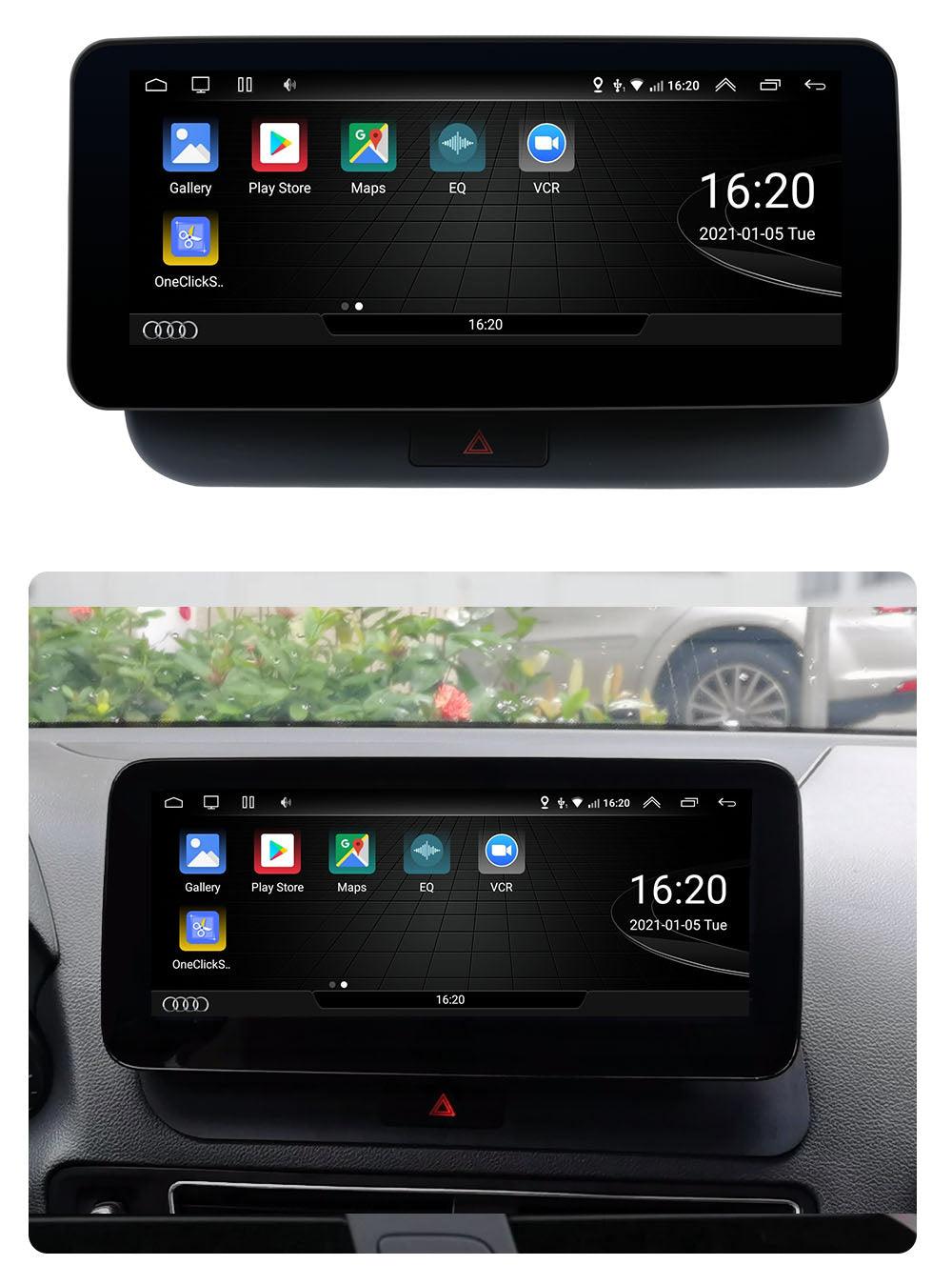 Android car radio player for Audi Q5 2009–2017 with audio stereo GPS navigation system head unit 10.25″ ANDROID 10 OCTA-CORE