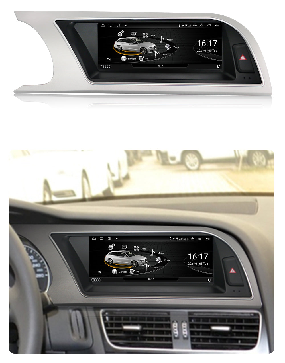 Android car radio player for Audi A5 2009–2016