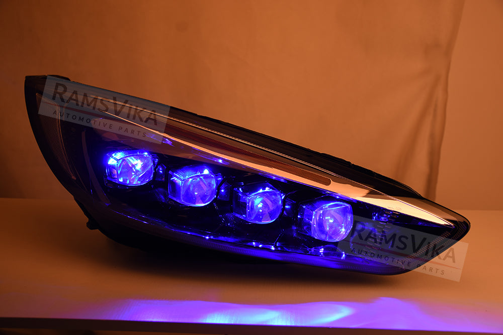 crystal head lamp for Ford ESCORT