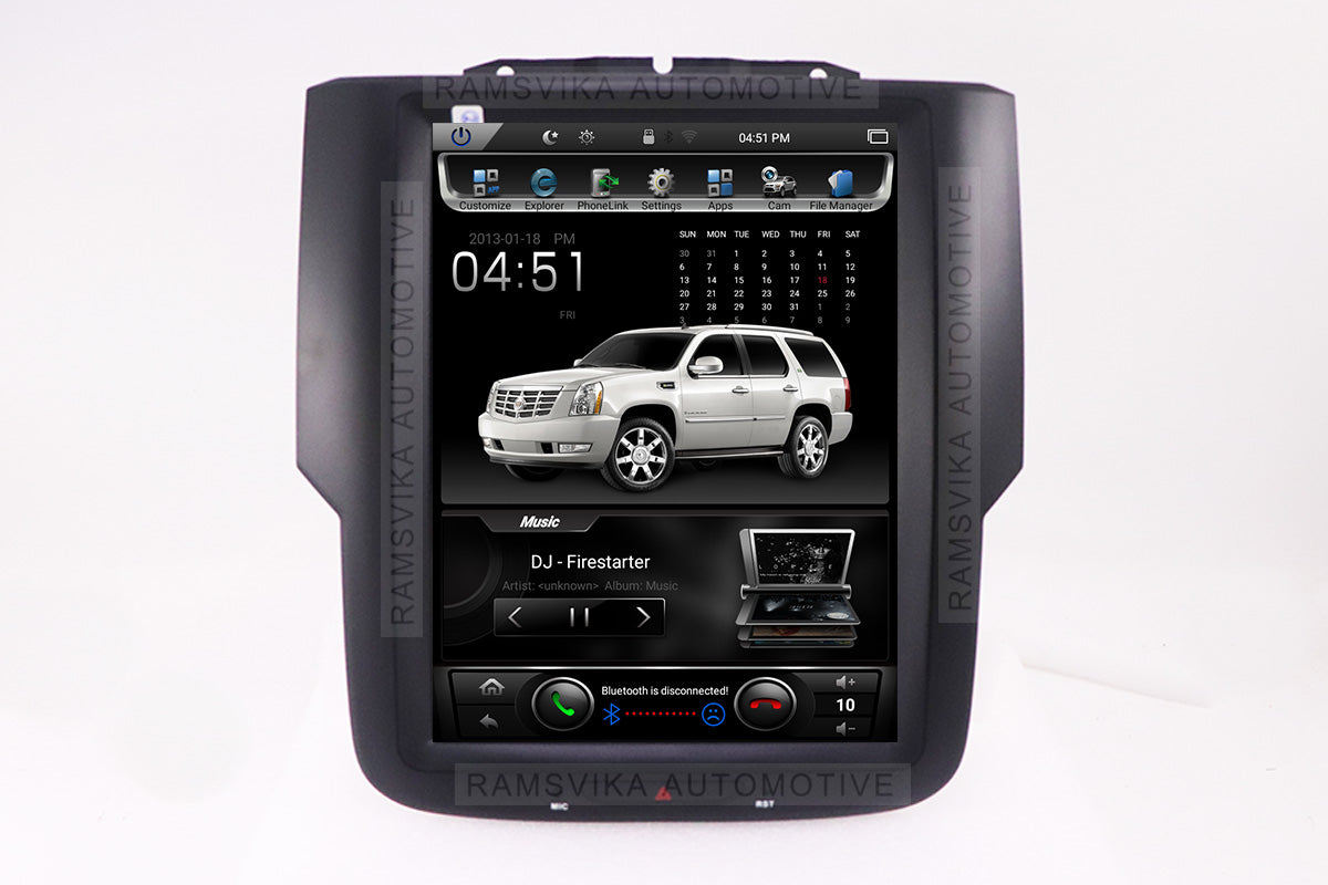 Android GPS navigation for Dodge Ram Trucks 2008-2018