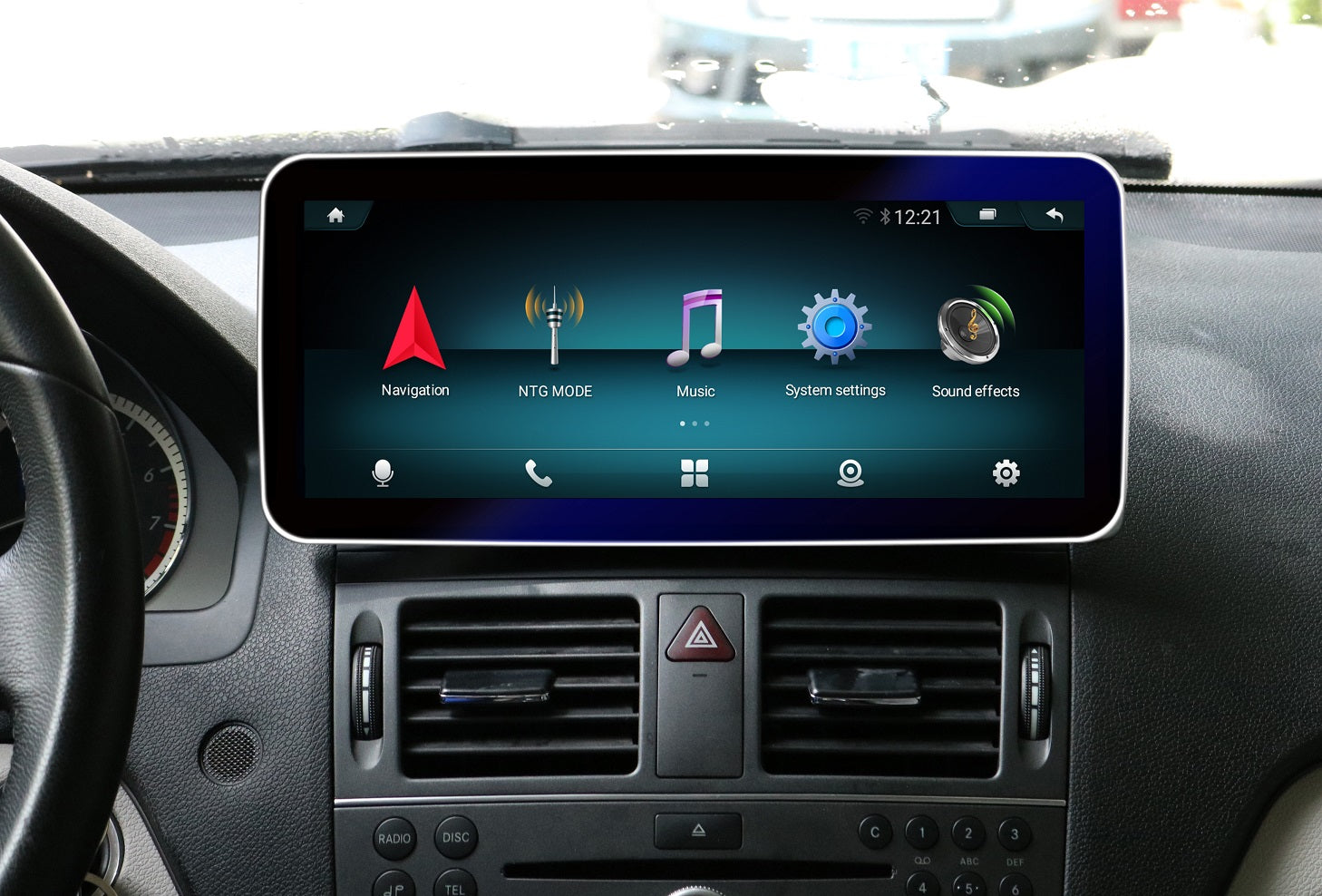 android radio for Mercedes-Benz C Class