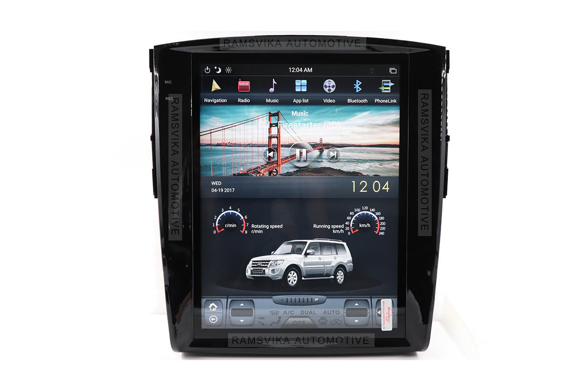 Android GPS navigation for MITSUBISHI Pajero 2006-2020