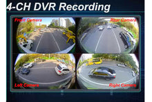 Load image into Gallery viewer, 360 Degree Driving 3D HD Surround View Monitoring Newest Car Area View System Assistant System Cameras 4-CH DVR Recorder
