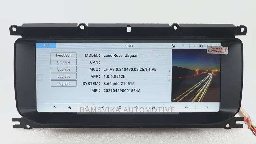 Android GPS navigation for Range Rover Sport 2013-2016