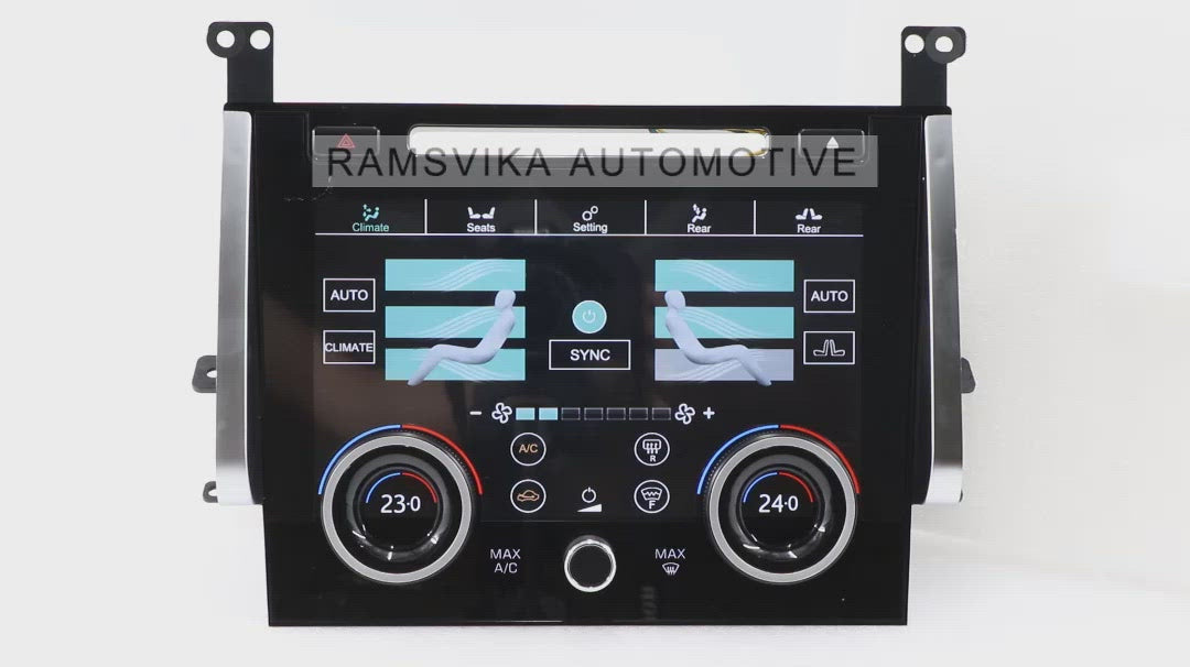 Touch screen climate control Panel Rover Sport 2013-2017