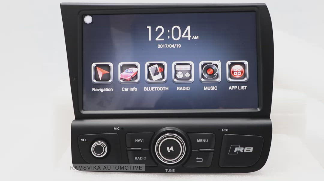 Android car radio player for Audi R8 2007–2015